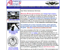 Tablet Screenshot of americanairman.com